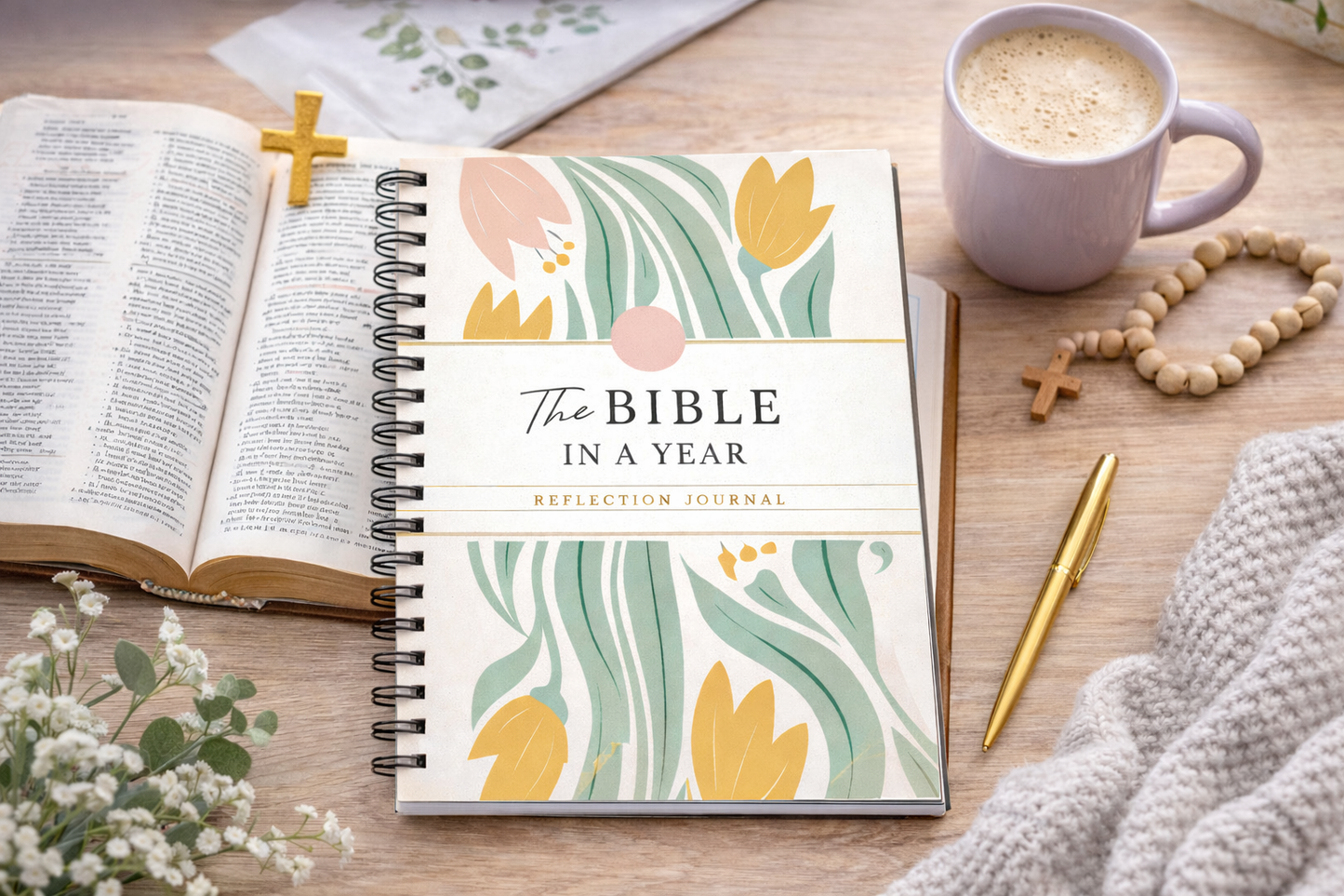 The Bible in a Year – Softcover Study Journal